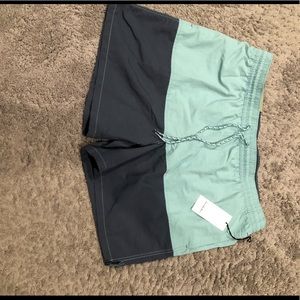 GoodFellow & CO teal and navy swim suite